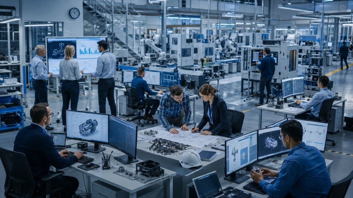 A modern global technology network featuring data centers, semiconductor manufacturing facilities, secure cloud infrastructure, and interconnected digital systems representing the competition for technological leadership